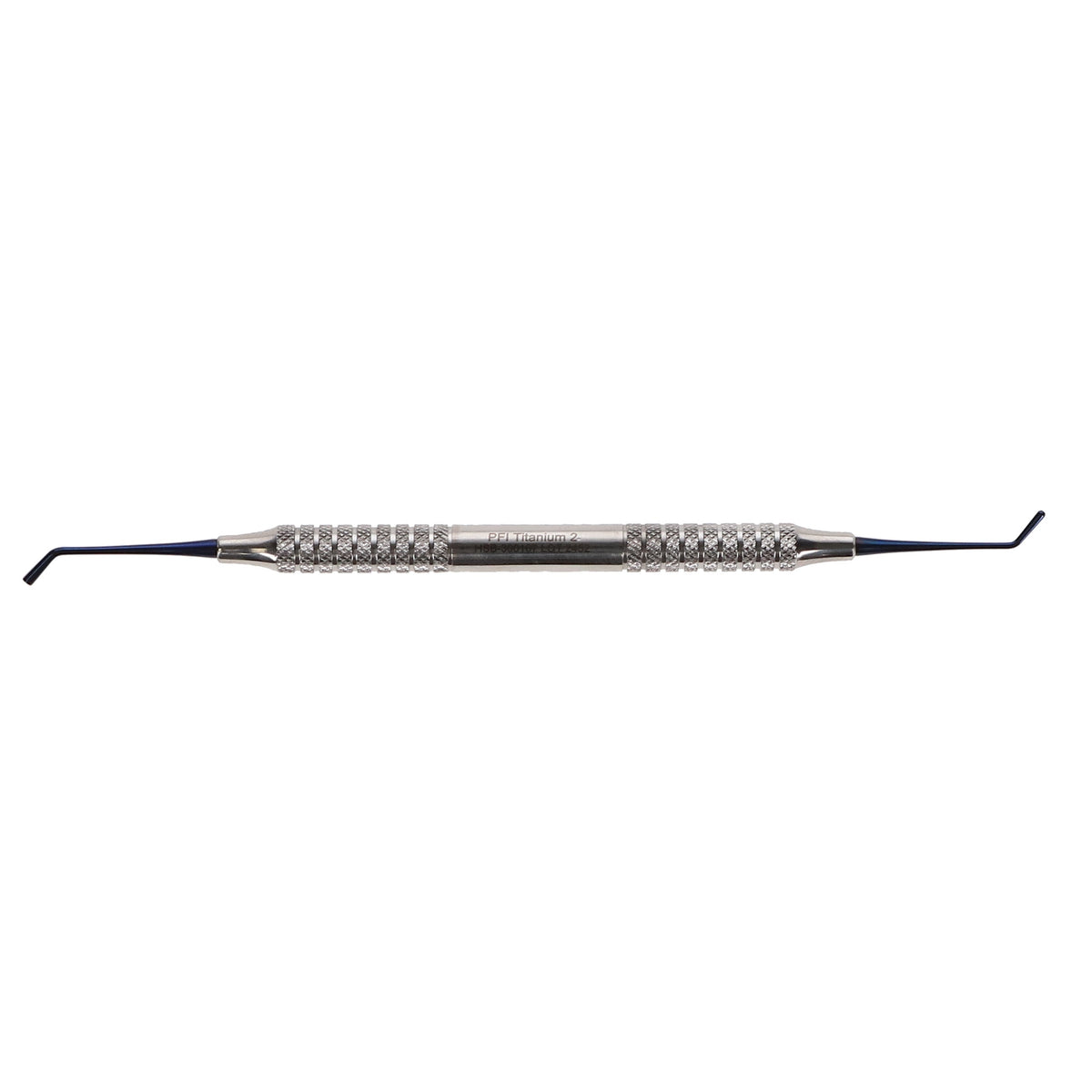 Double-ended titanium-coated plastic filling instrument