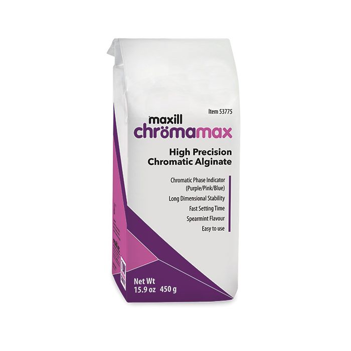 maxill chromamax High Precision Chromatic Alginate 450 g bag, item 53775