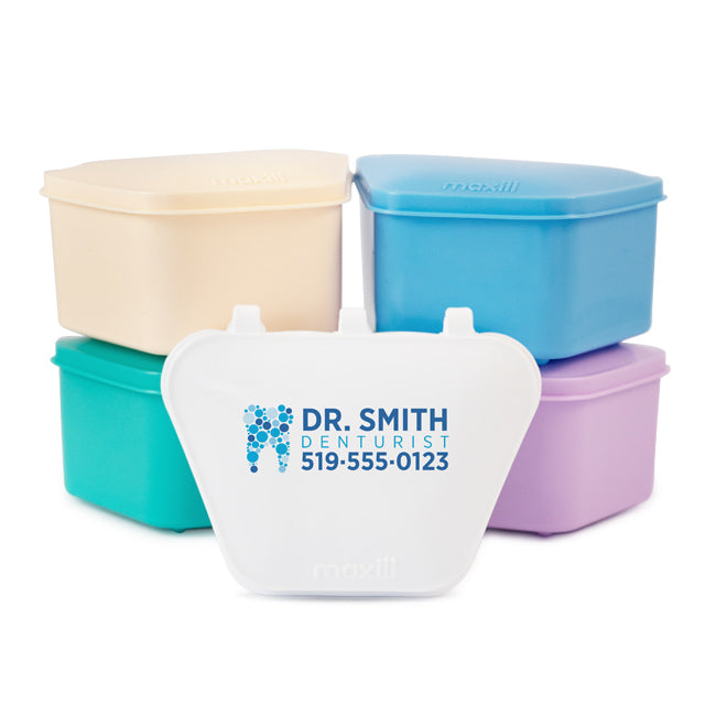 Classic denture bath in assorted colours