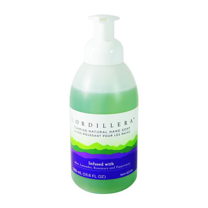 Cordillera Foaming Natural Hand Soap, 550 mL per bottle