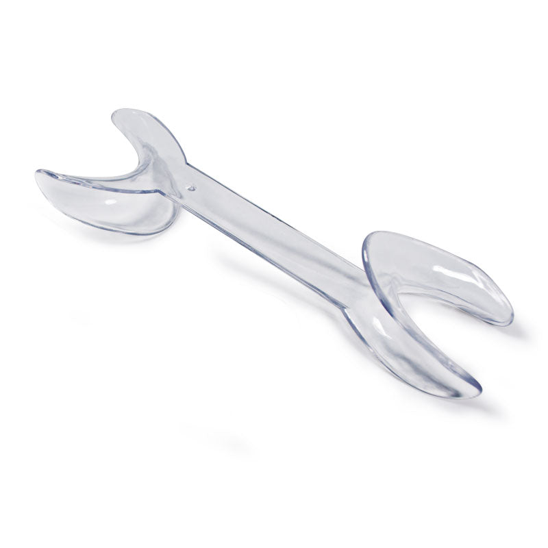 Double hand held cheek retractor, adult size