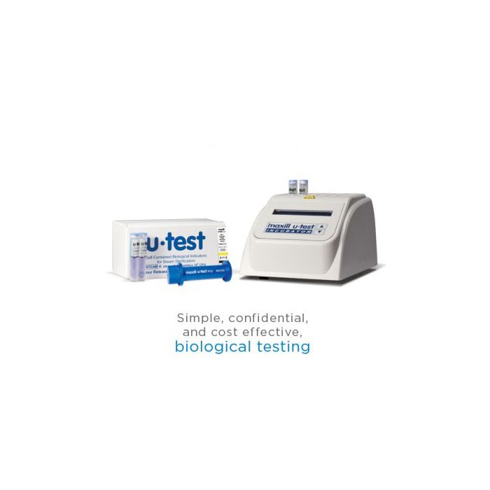maxill u-test Starter Kits, 1 Incubator / 1 box of 50 BIs / 1 bag of 260 SI LRs / 1 PCD