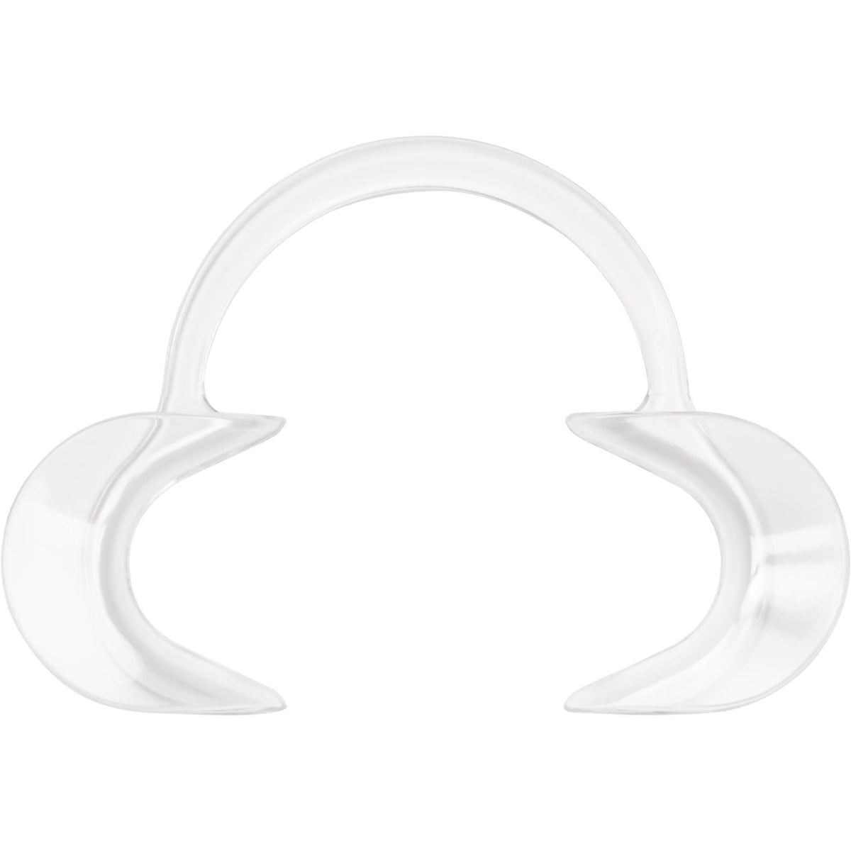Clear autoclavable mouth cheek retractor