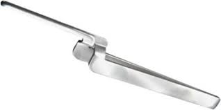Straight serrated articulating paper forceps