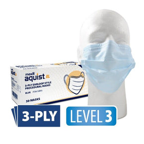 maxill aquist EL Earloop Mask - Blue