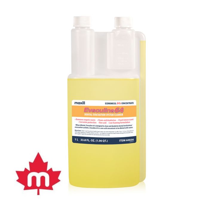 maxill Evaculine 64 Evacuation System Cleaner - 1 L, 1 Bottle