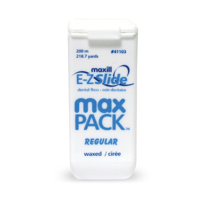maxill E-Z Slide max PACK 200 m waxed floss, regular