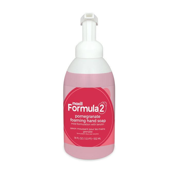 maxill Formula 2 Foaming Hand Soap, 532 mL - Pomegranate Scented