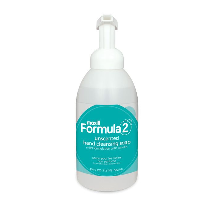 maxill Formula 2 Foaming Hand Soap, 532 mL - Unscented & Colour Free