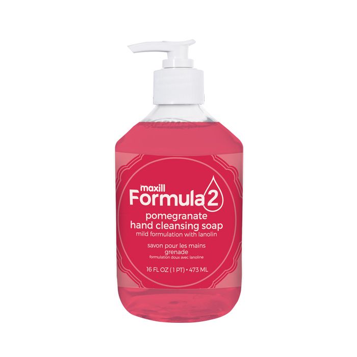 maxill Formula 2 Cleansing Hand Soap, 473 mL - Pomegranate Scent