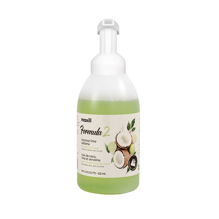 maxill Formula 2 Foaming Hand Soap, 532 mL - Coconut Lime Verbena Scent