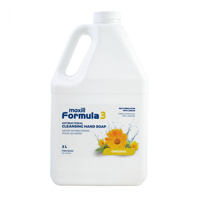 maxill Formula 3 Antibacterial Hand Soap, 2 L Original Scent