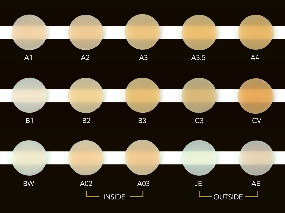 G-aenial Universal Flo shade guide