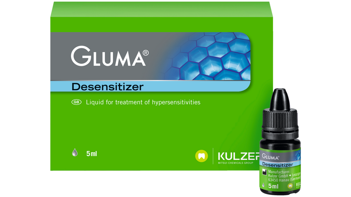 Kulzer GLUMA Desensitizer 5 mL bottle and carton