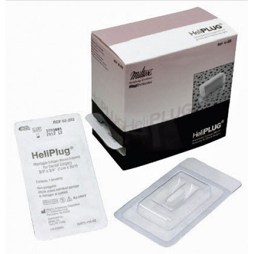 HeliPlug collagen wound dressing packaging