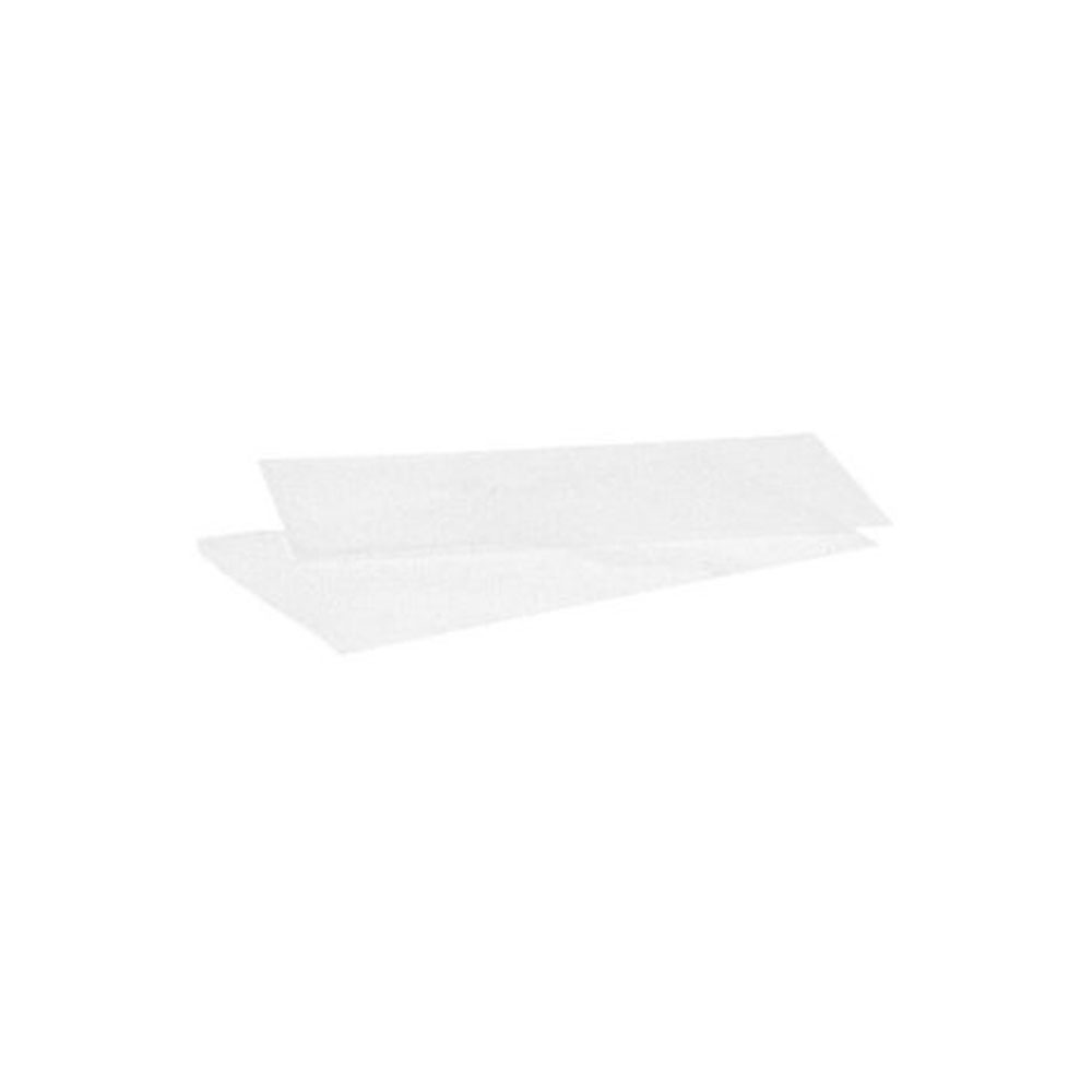 Clear disposable bite block covers for panoramic X-ray machines, 1 inch by 2 inch