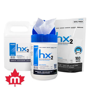 hx2 Hard Surface Disinfectant Wipes (6" x 7") - Hatch Group Inc.