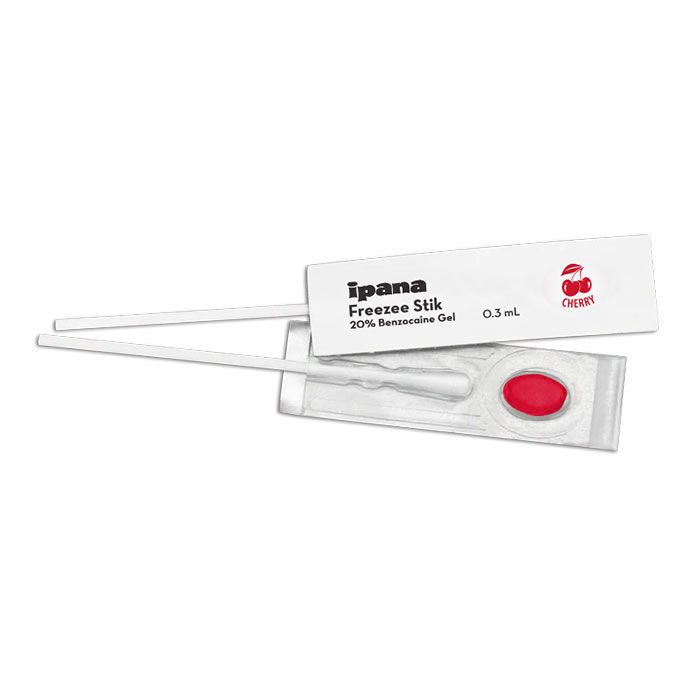 ipana Freezee Stik Periodontal Anesthetic Gel, Cherry (120 x 0.3 mL doses per box)