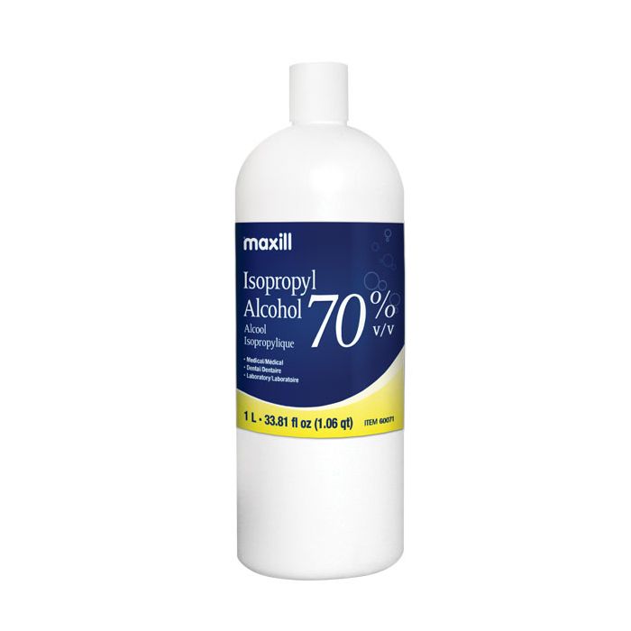 ISO 70-Isopropyl Alcohol 70%, 1 L per bottle
