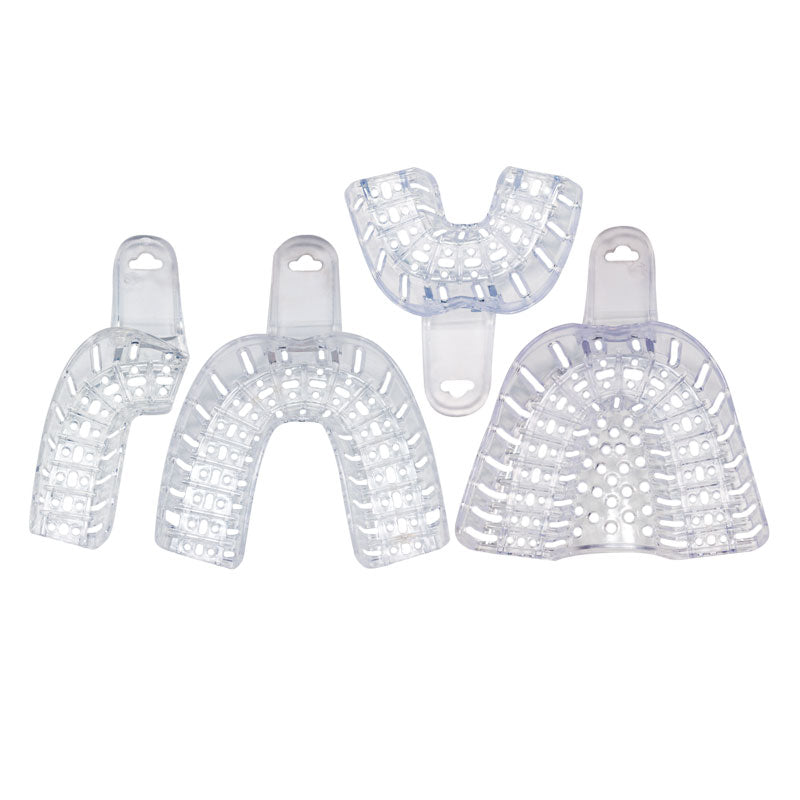 maxill Krystal Klear impression trays, assorted sizes