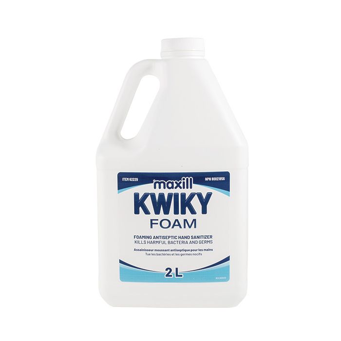 maxill KWIKY Foaming Antiseptic Hand Sanitizer, 2 L per jug