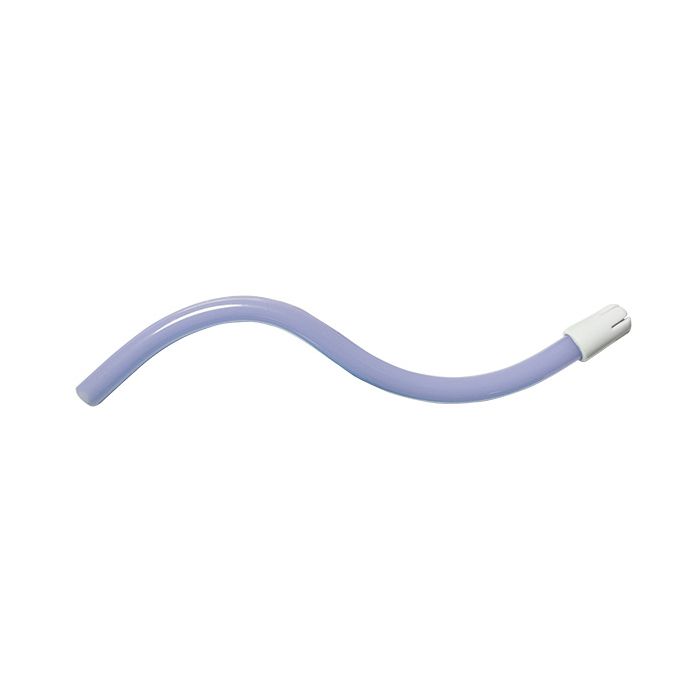 maxill Clear Saliva Ejectors, 100 per bag (Lavender with White Tip)