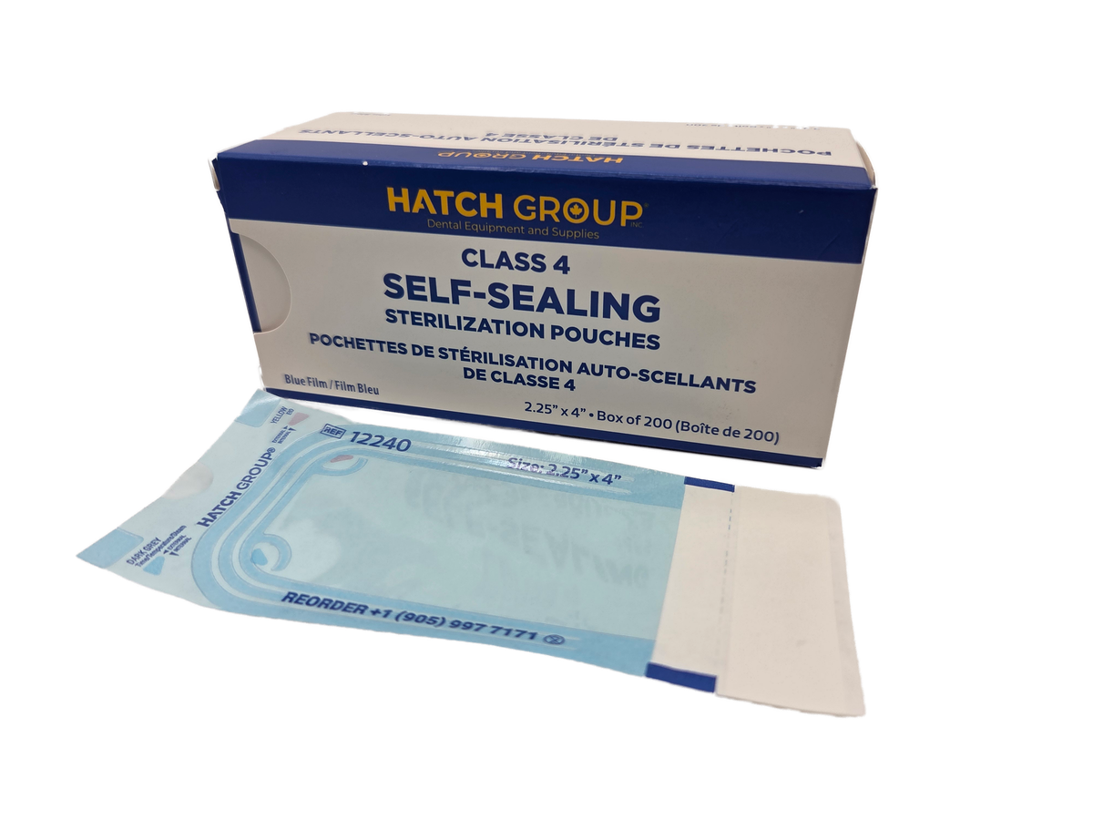 Hatch Sterilization Pouches 2.25" x 4"