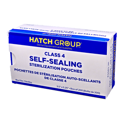 Hatch Sterilization Pouches 3.5" x 5.25" - 200/Box