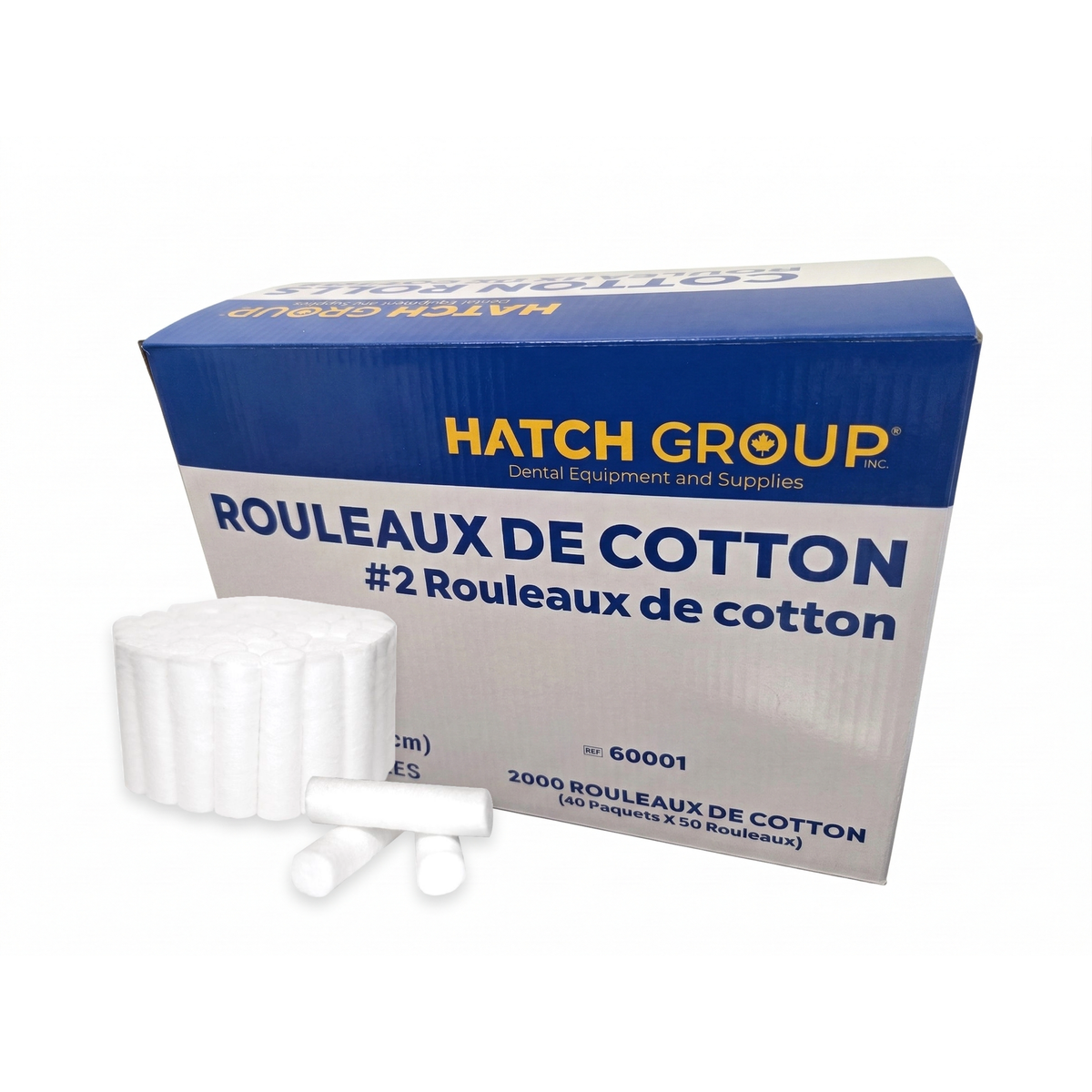 Hatch Cotton Roll #2 1.0 cm x 3.8 cm - 2000pcs/box