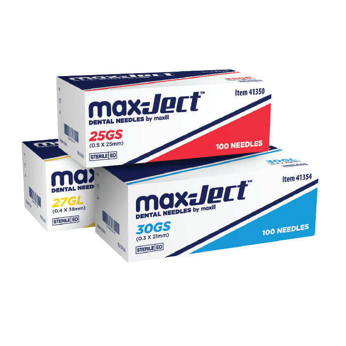 maxill max-ject Dental Needles, boxes of 100