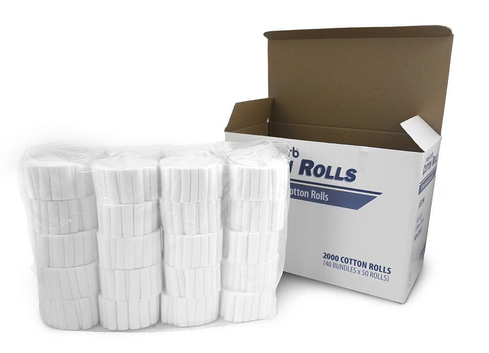 maxi-sorb #2 Non-Braided Cotton Rolls, view 3