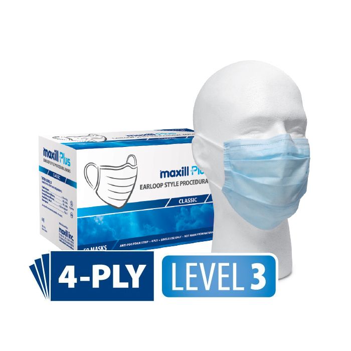maxill Plus 3-Ply EL Mask