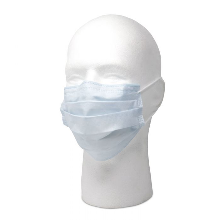 maxill Plus 3-Ply EL Mask, 50 per box (Blue)