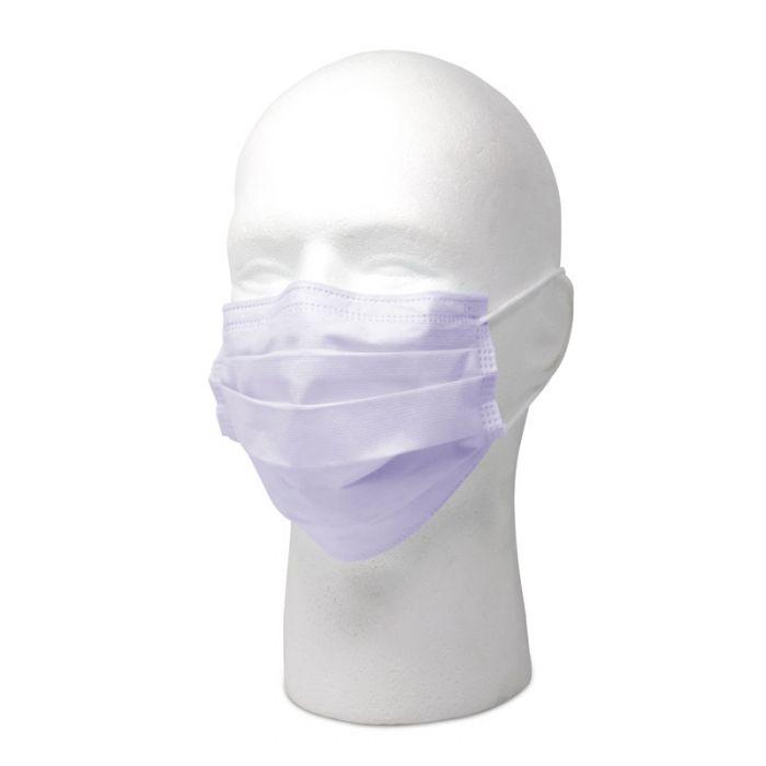 maxill Plus 3-Ply EL Mask, 50 per box (Lavender)
