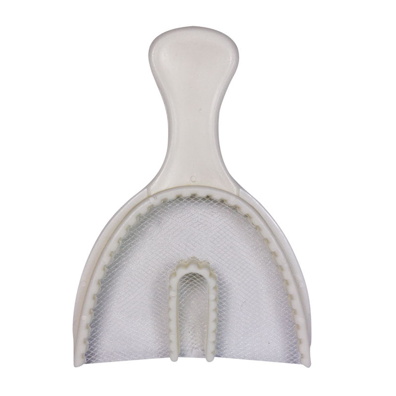 Dual-arch mesh bite tray, large anterior