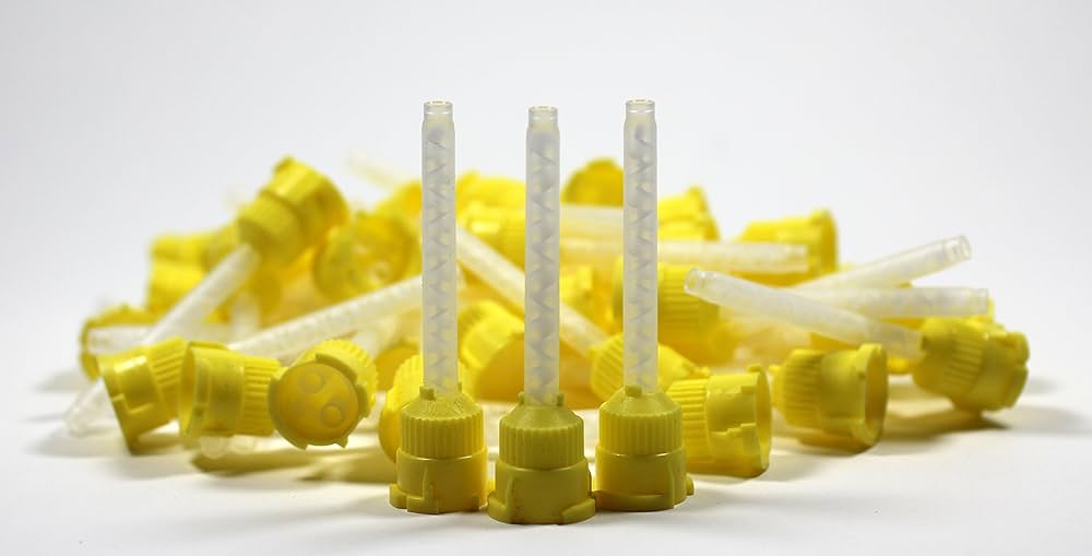 DuoDent HP mixing tips, yellow
