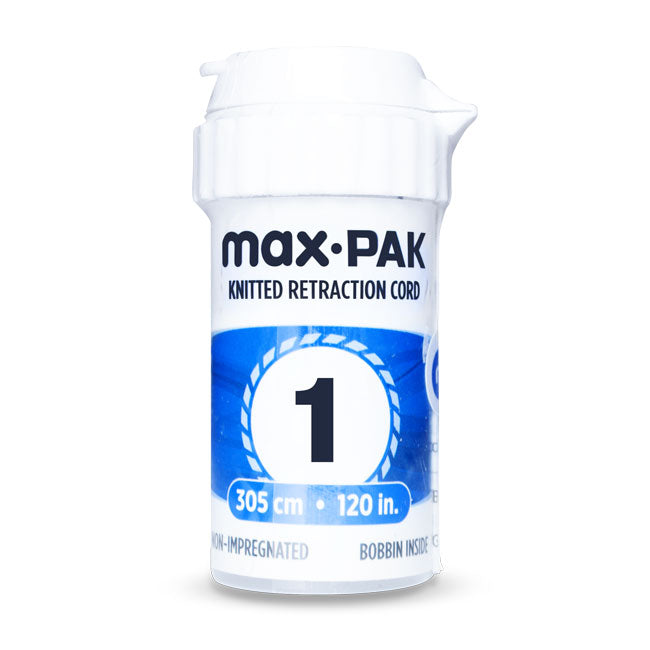maxill max-pak Knitted Retraction Cord, size 1