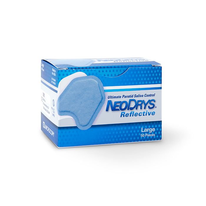 NeoDrys - Ultimate Parotid Saliva Control, ReFlective Large - 50 per box