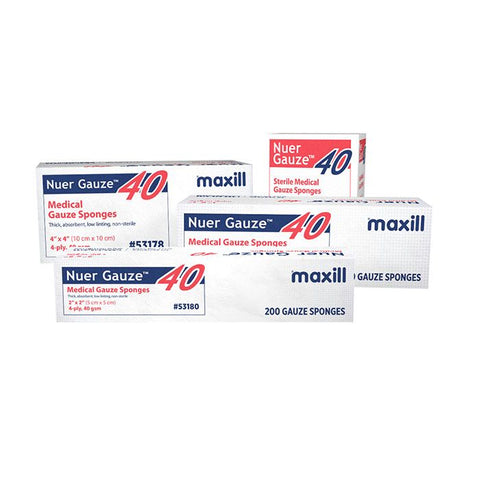 maxill Nuer Gauze 4 ply Non-Woven Medical Gauze Sponges