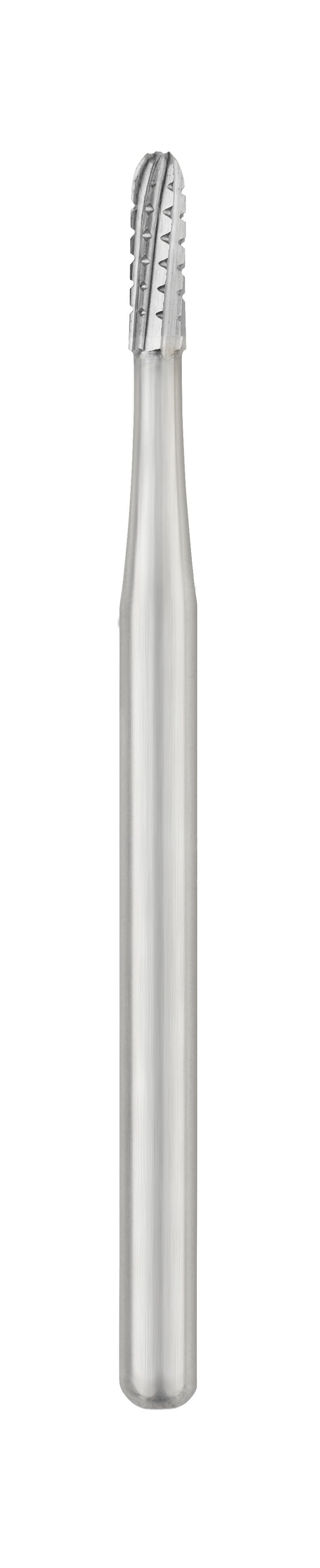 Ohio Forge sterile carbide bur, straight round end crosscut fissure, FG 1558