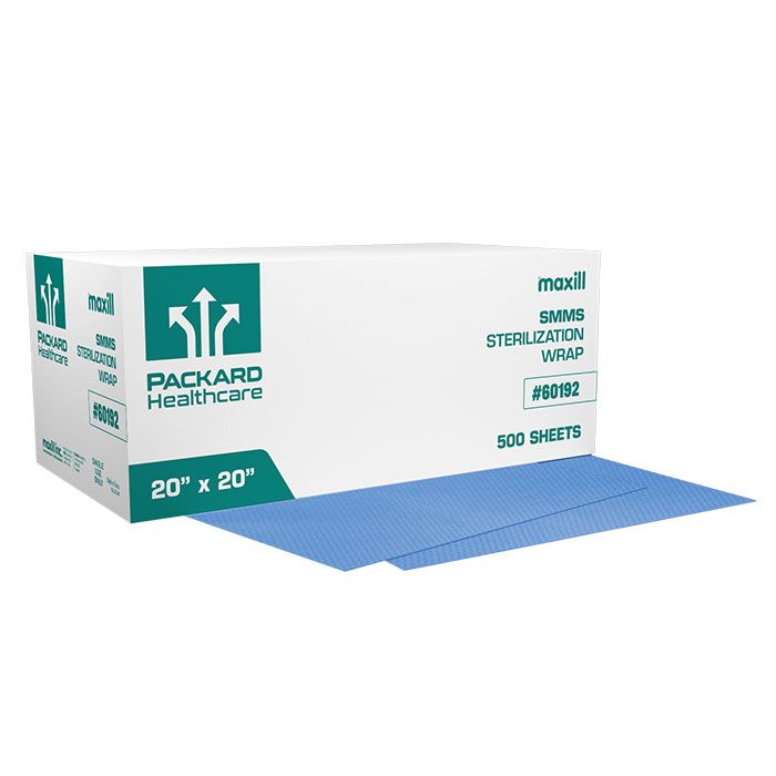 Packard Healthcare Sterilization Wrap, SMMS - 500 per box - 20in x 20in