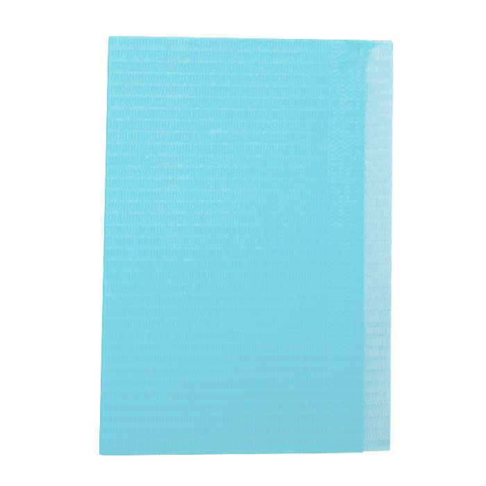 Packard Healthcare Disposable Patient Bibs, 500 per box - Sky Blue