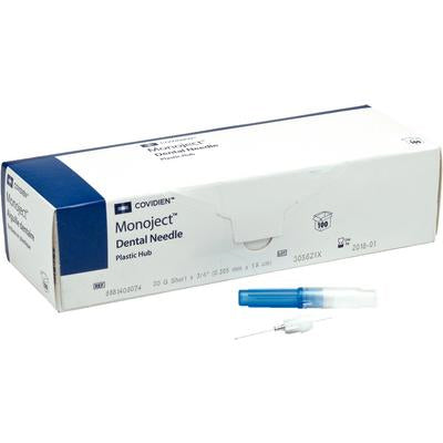 Monoject plastic hub dental needles