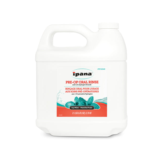 ipana Pre-Op Oral Rinse with 1.5% Hydrogen Peroxide, 2 L jug