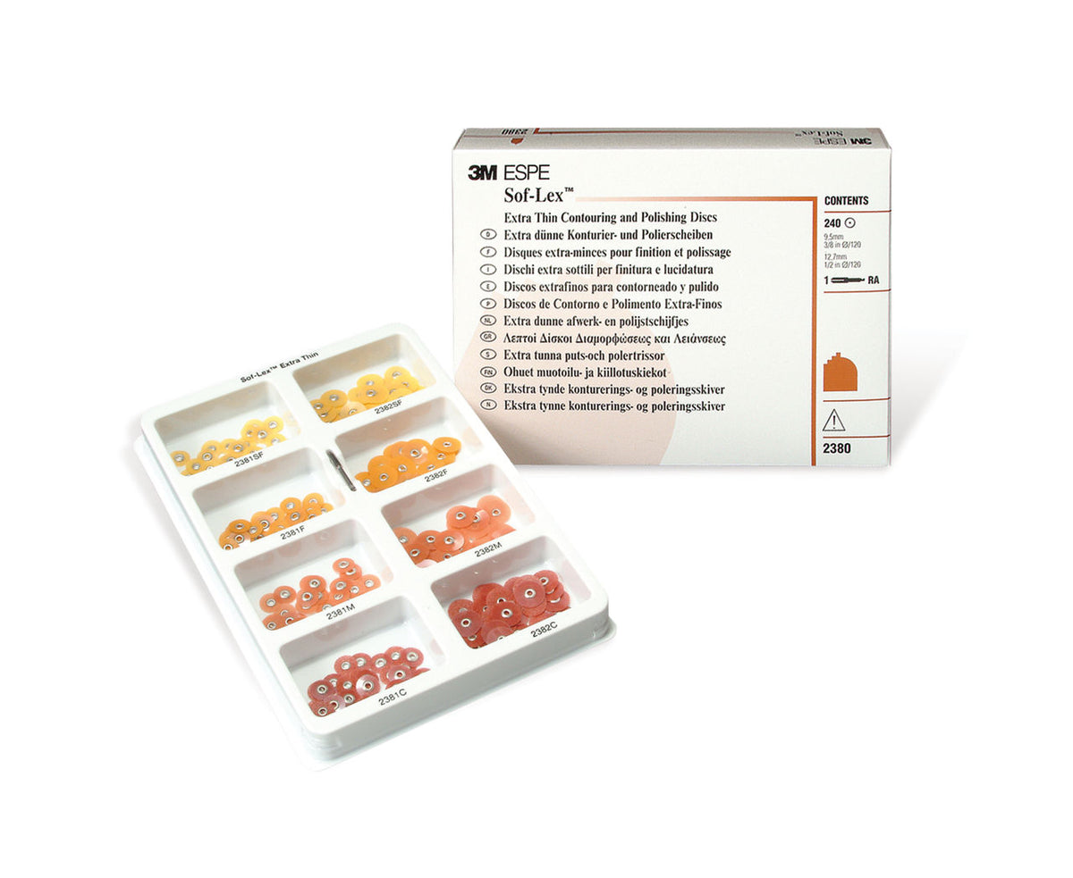 3M Sof-Lex Extra-Thin Contouring and Polishing Discs Kit 2380