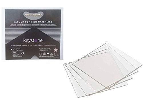 Keystone ProForm vacuum forming materials package with clear Soft EVA sheets