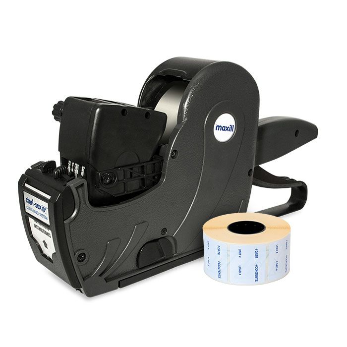 maxill steri-sox ID+ Quick Label System, Labeler (1 label gun + 1 roll of 500 labels)