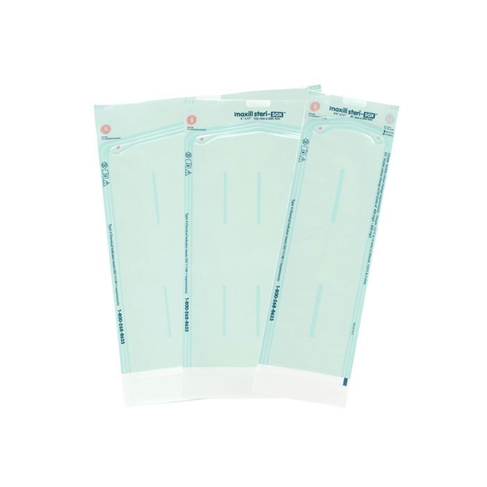 maxill steri-sox Multi-Channel Sterilization Pouches - 200 per box