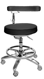 Hatch Ajax AJ16 dental stool with arm support and foot ring