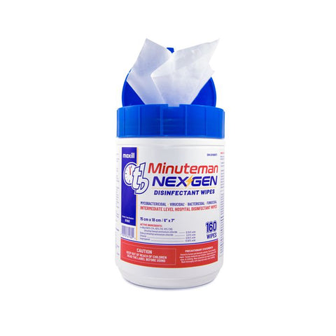tb Minuteman NEX GEN Disinfectant Wipes  (6" x 7") - Hatch Group Inc.
